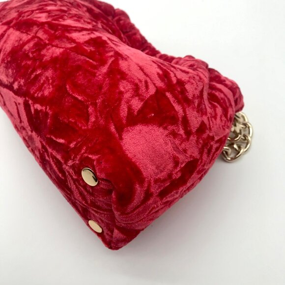 I.N.C. International Concepts Red Pepper Rennata Quilted Convertible Clutch - NW - Picture 7 of 11